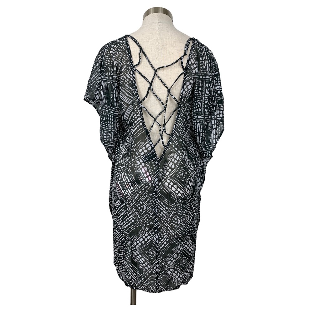 Palisades Beach Club Kente Swimsuit Coverup - Picture 2 of 8